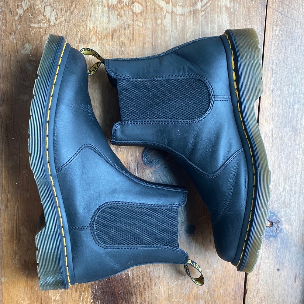 Dr. Martens Black Leather Chelsea Boots